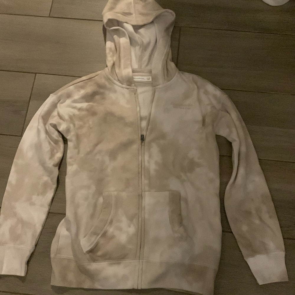 Super cute tie dye Abercrombie zip up hoodie